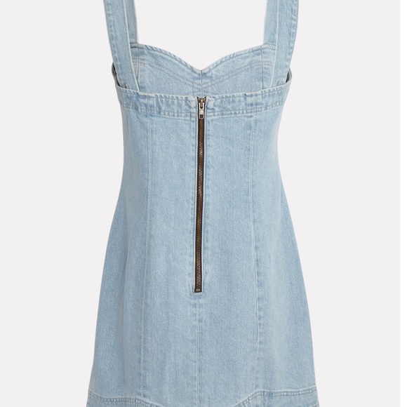 Grlfrnd Eliana Denim Mini Dress Small 